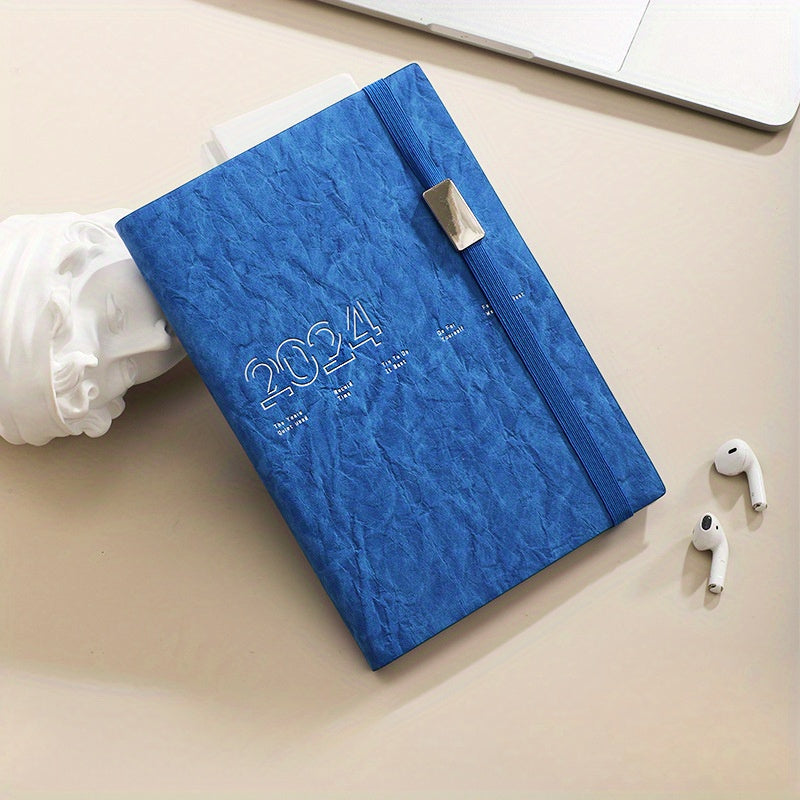 A5 PU 365 Days Schedule Book Notepad