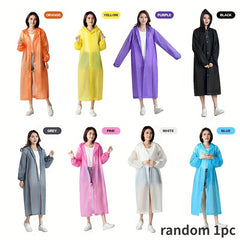 Portable Raincoat for Women & Men - Stay Dry & Stylish