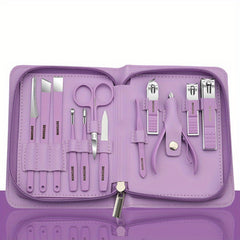 12pcs Nail Clippers Fingernail Toenail Cutter Manicure Tool