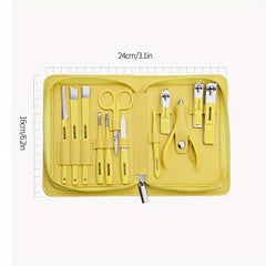 12pcs Nail Clippers Fingernail Toenail Cutter Manicure Tool