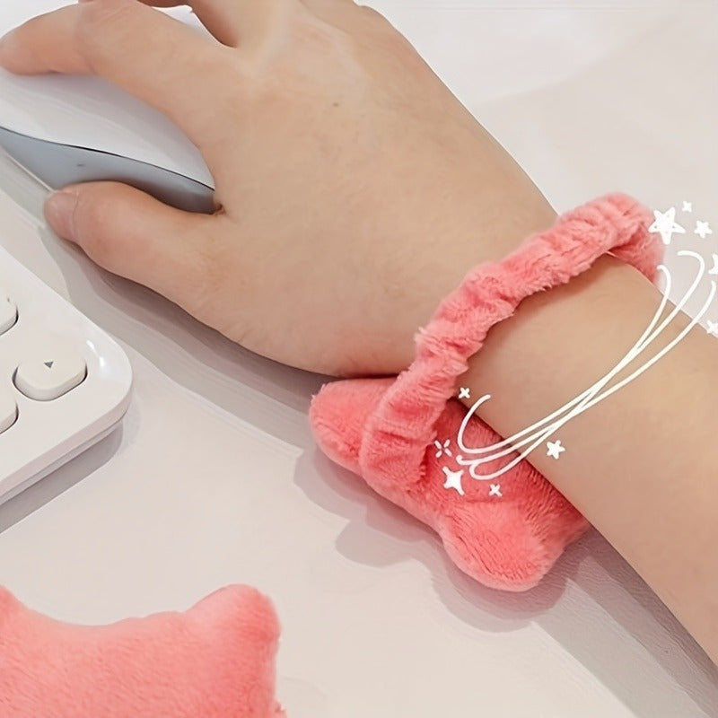 2pcs Mouse Pad Wrist Protector Small Pillow Elastic Anti-wear Hand Pad