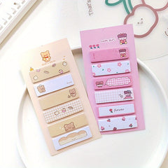 1pc Marker Stickers Small Fresh Self-adhesive Bookmark Stickers