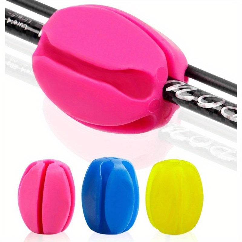 3pcs Fishing Rod Holder with Rubber Strap Ties
