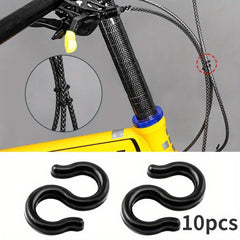 10pcs Bike Shifts Cable Clip Holder Road Folding Bikes