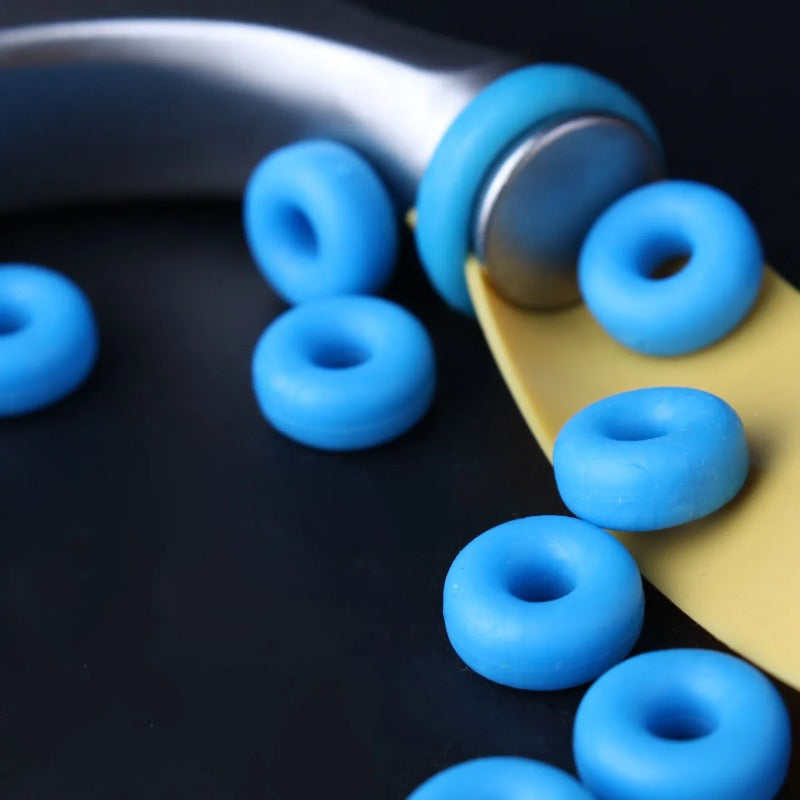 20pcs Rubber Ring Flat Rubber Band Fixation Tie Fast Round Head