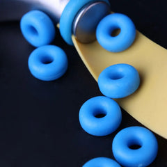 20pcs Rubber Ring Flat Rubber Band Fixation Tie Fast Round Head