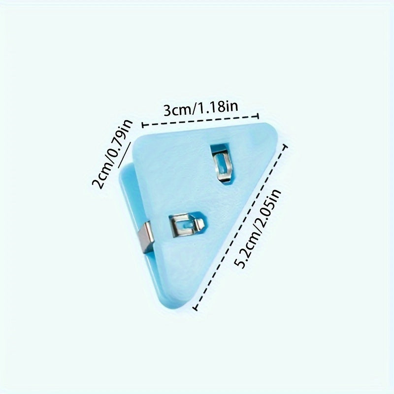 20pcs Triangle Clip Bill Clip for Desk Shelf Office Desktop Organizer