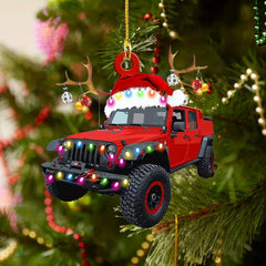 Christmas Tree Hanging Truck Decoration Antique Farmhouse Creative Car Rear View