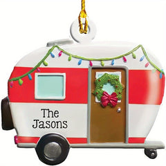 Christmas Tree Hanging Truck Decoration Antique Farmhouse Creative Car Rear View
