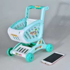 Mini Supermarket Shopping Cart Toy Store Basket Halloween Christmas Gift
