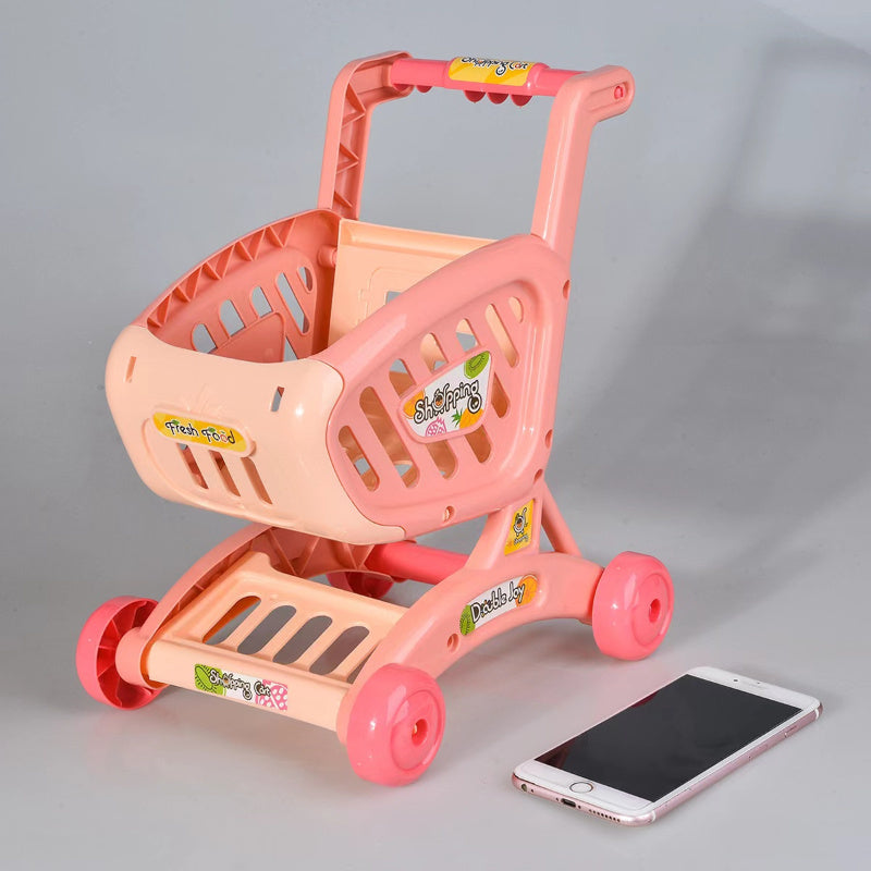 Mini Supermarket Shopping Cart Toy Store Basket Halloween Christmas Gift