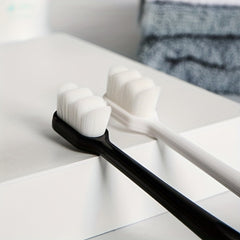 2pcs Nano Toothbrush Ultra Soft Bristles Deep Cleaning