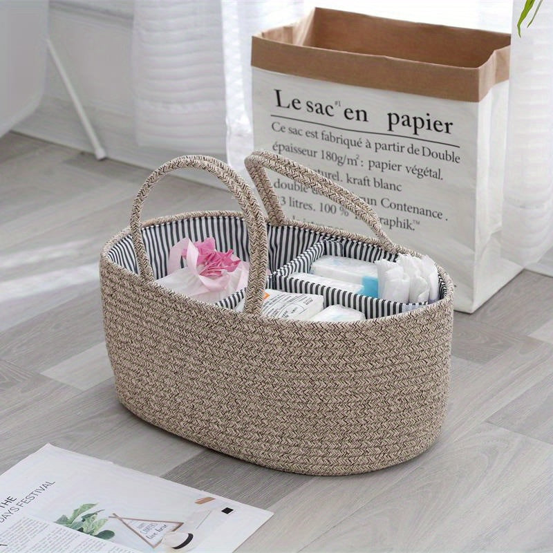 Portable Woven Storage Basket Room Decor Home Decor Kitchen Accessories