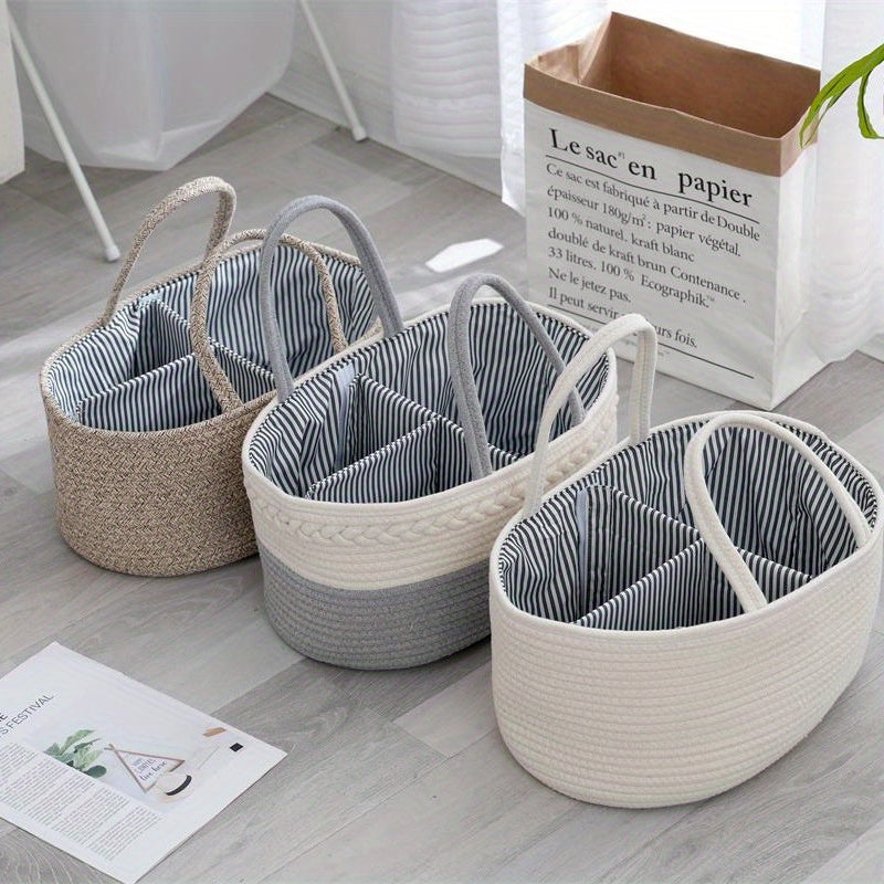 Portable Woven Storage Basket Room Decor Home Decor Kitchen Accessories