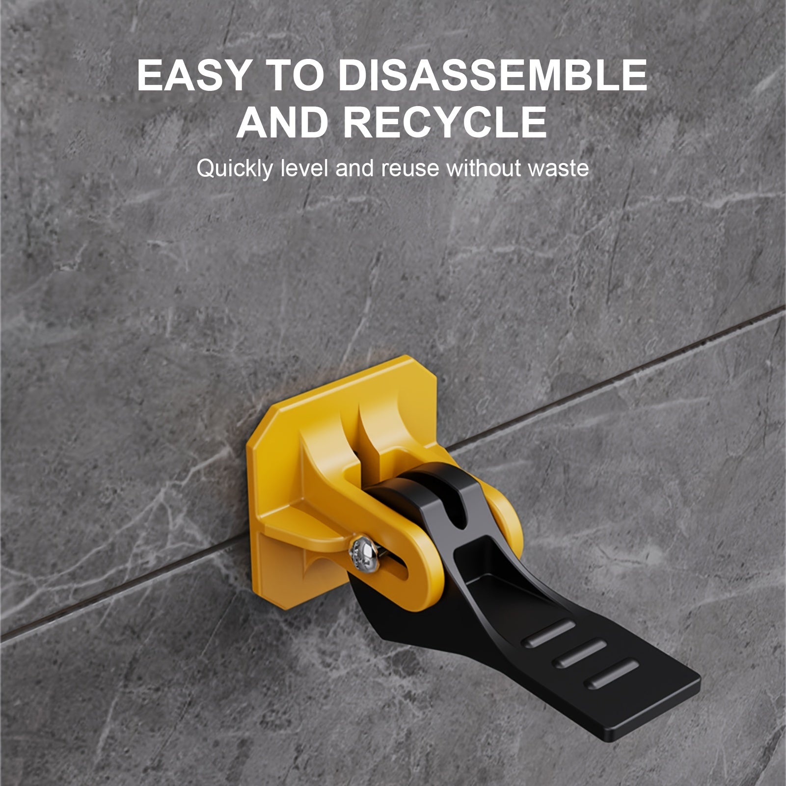 50pcs Reusable Tile Leveler System for Perfectly Level Tiles In Minutes