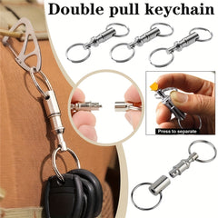 3pcs Detachable Keychain Quick Release Key Chain Carabiner Key Holder