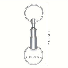 3pcs Detachable Keychain Quick Release Key Chain Carabiner Key Holder