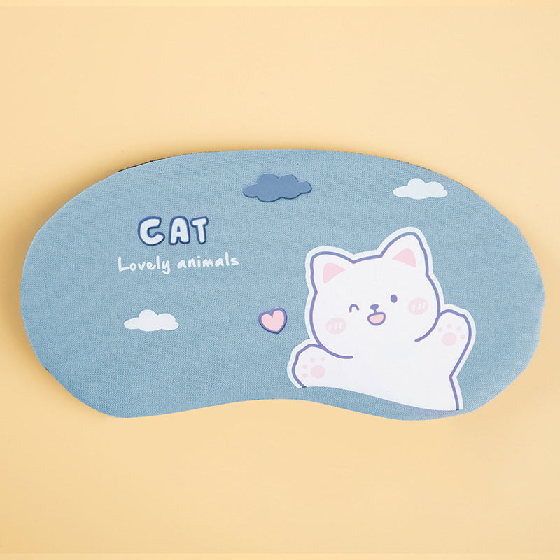 Cartoon Printed Sleep Eye Mask Soft Comfy Blindfold for Travel Rest