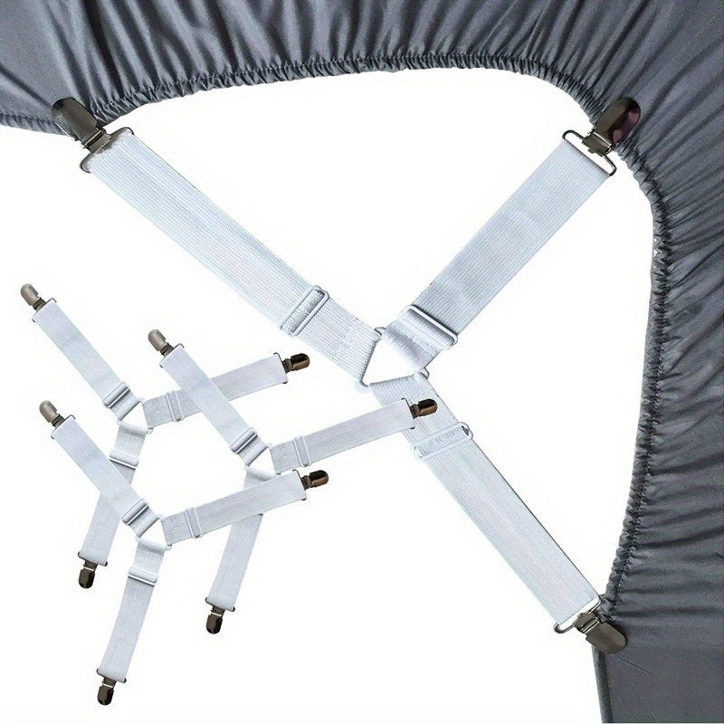 4pcs Adjustable Sheet Clip Quilt Tablecloth Sofa Cover Buckle Non-slip