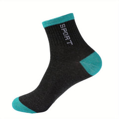 Men's Anti-Odor Ankle Socks 5-Pack