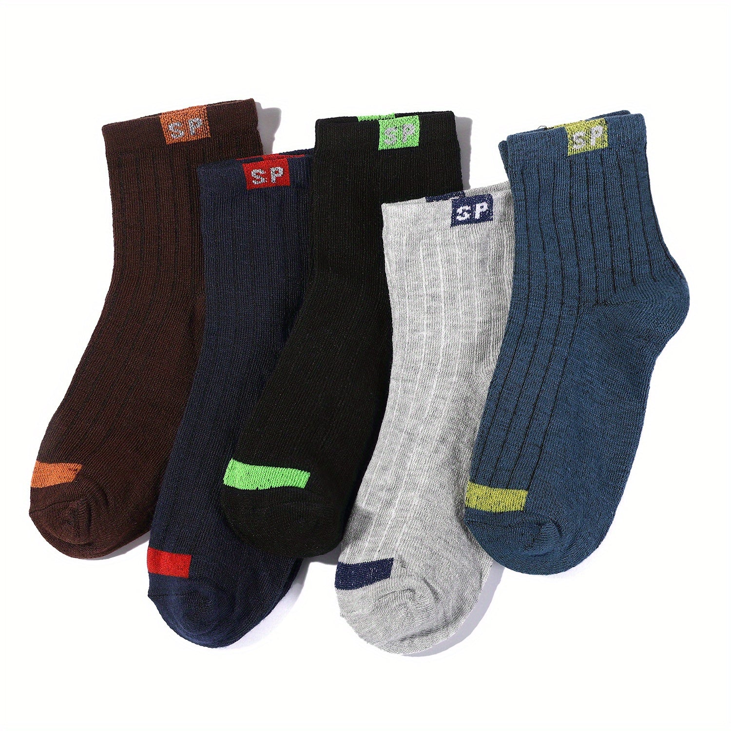 Men's Anti-Odor Ankle Socks 5-Pack
