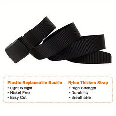 Automatic Buckle Nylon Belt for Outdoor Fishing