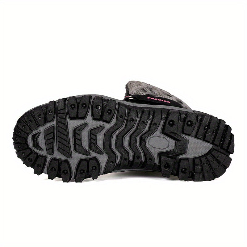 Women's Fur Lined Anti Slip Ankle Snow Boots
