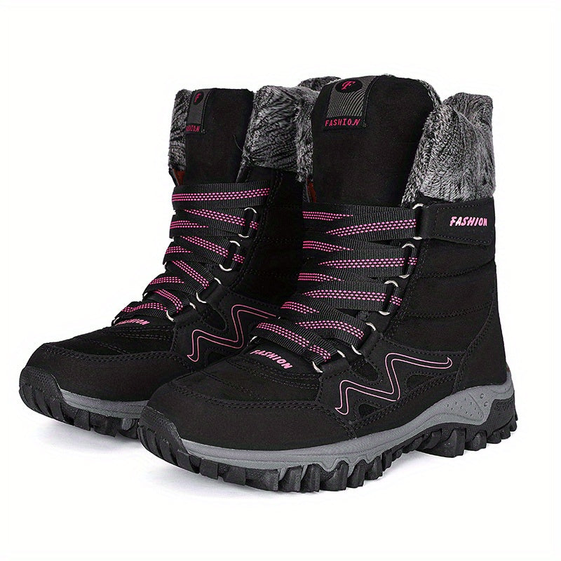 Women's Fur Lined Anti Slip Ankle Snow Boots