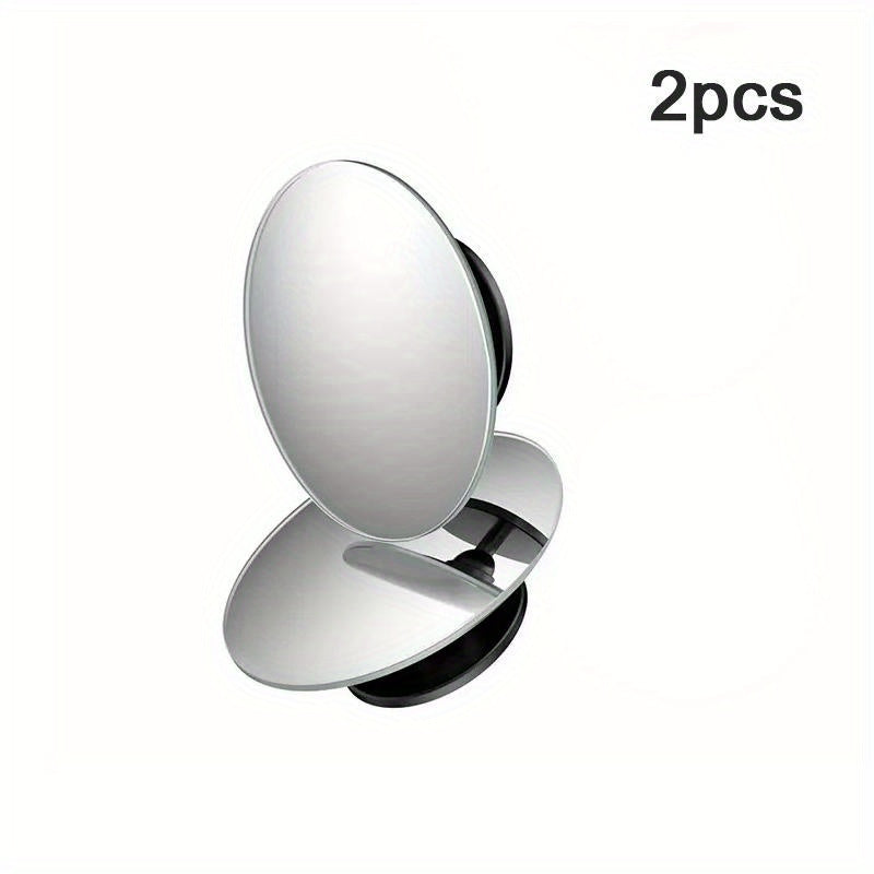 2pcs Car Blind Spot Mirror 360u00b0 Wide Angle Rearview Mirror for Safe Driving
