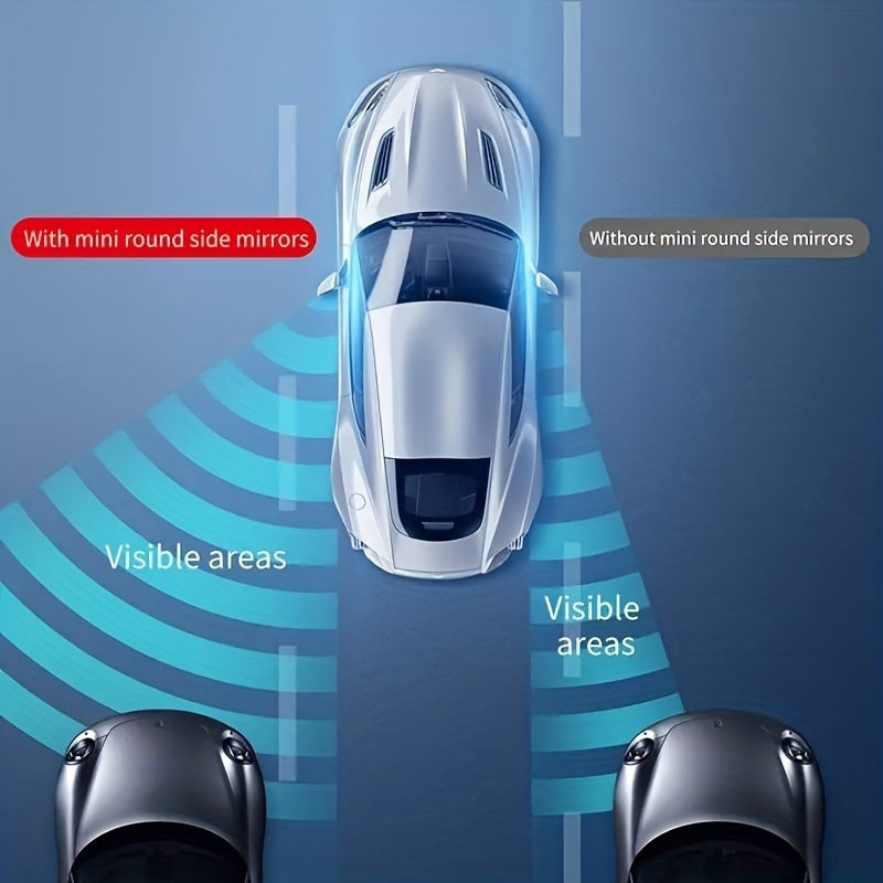 2pcs Car Blind Spot Mirror 360&deg; Wide Angle Rearview Mirror for Safe Driving