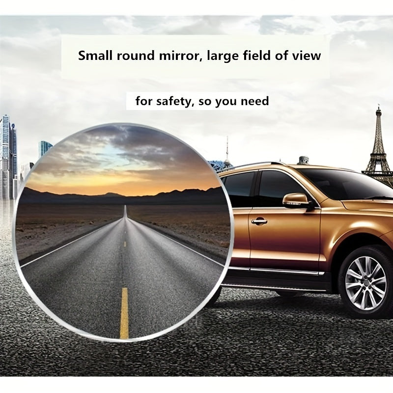 2pcs Car Blind Spot Mirror 360&deg; Wide Angle Rearview Mirror for Safe Driving