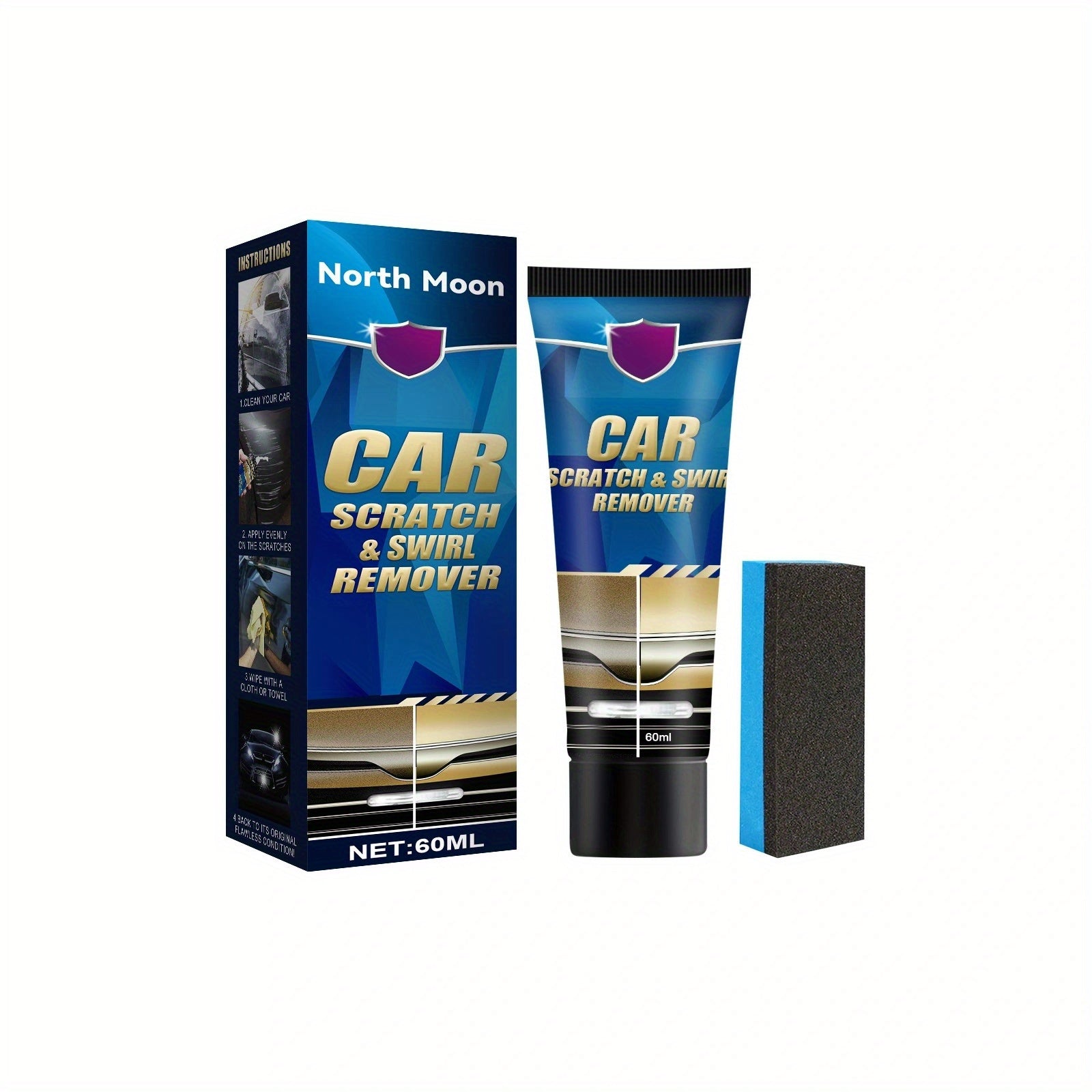 Car Boat Scratch and Swirl Remover 15ml 0.5oz 120ml 4oz