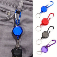 Telescopic Key Chain Anti-theft for Outdoor Camping