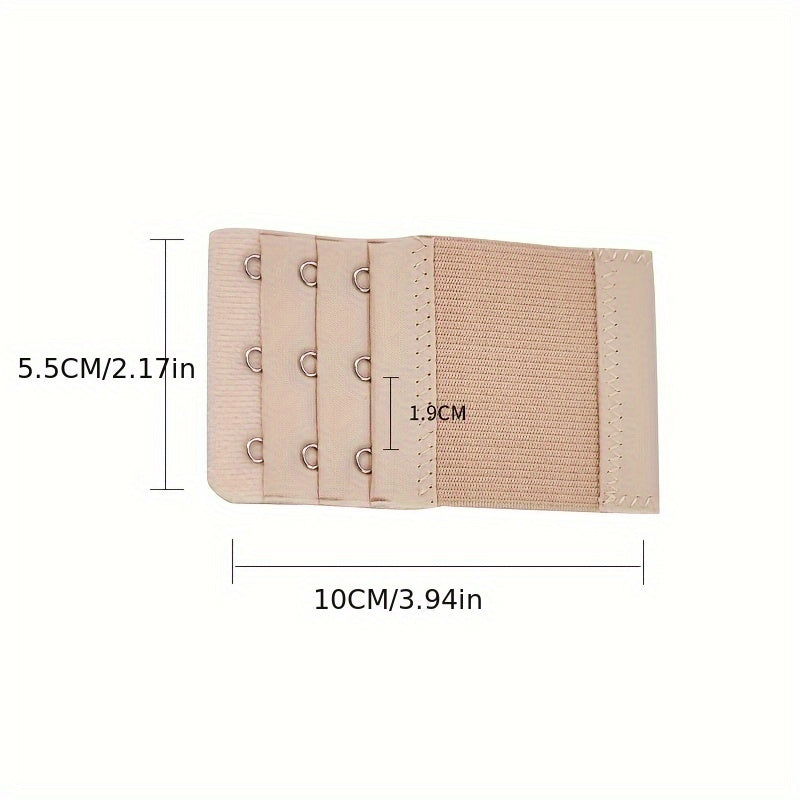 3 Hooks Bra Strap Extenders Adjustable Comfortable Bra Band Buckle