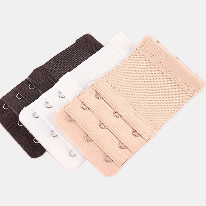3 Hooks Bra Strap Extenders Adjustable Comfortable Bra Band Buckle