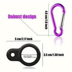 Aluminum Water Bottle Holder Carabiner for Camping Hiking