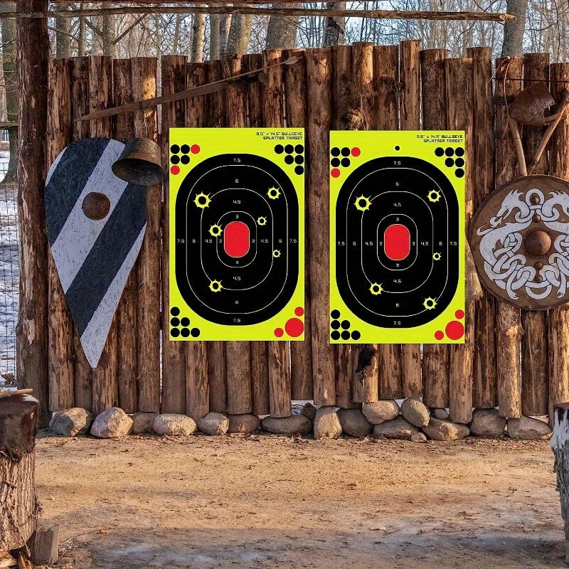 Self Adhesive 13X36 Fluorescent Targets for Practice Highly Visibility