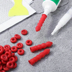 10pcs Glass Glue Tip Protective Cap - Leak Proof Sleeve
