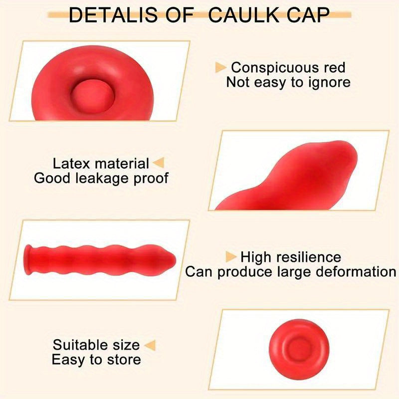 10pcs Glass Glue Tip Protective Cap - Leak Proof Sleeve