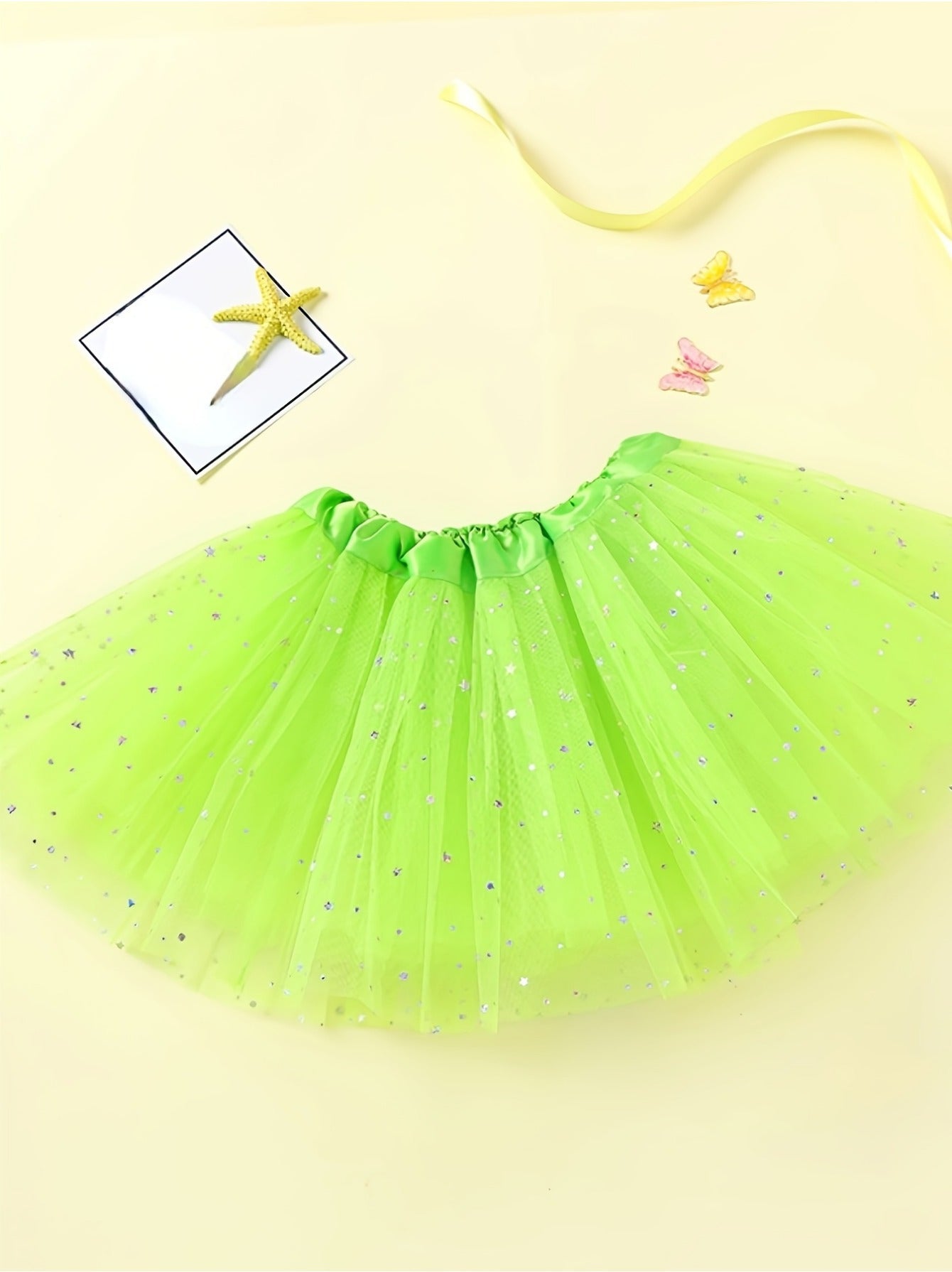 Girls Sequin Tutu Skirt Ballet Skirt 3 4y