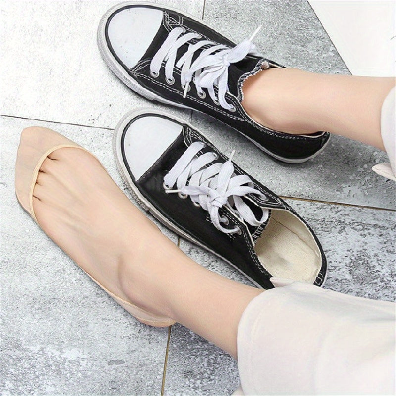 3 Pairs Backless Hollow Anti-skid Silicone Socks For High Heels
