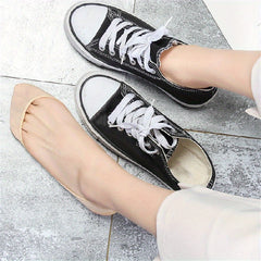 3 Pairs Backless Hollow Anti-skid Silicone Socks For High Heels