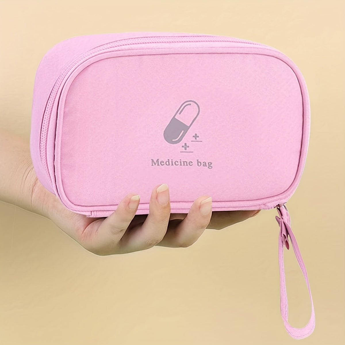 Portable Medicine Storage Box Emergency Pills Package Container