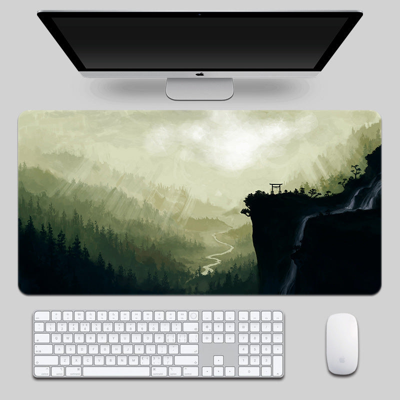 Large Desk Mat Painting Series Pattern Mouse Play Mat