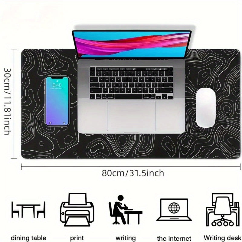 Large Desk Mat Painting Series Pattern Mouse Play Mat
