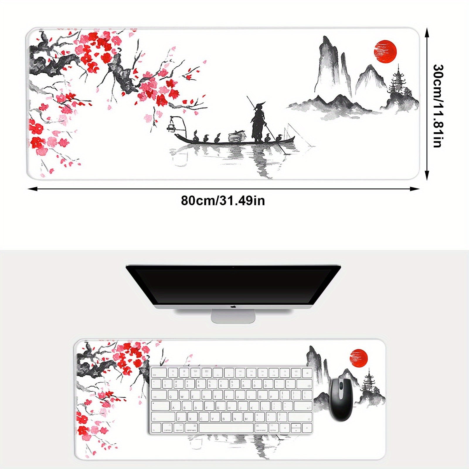 Non Slip Printed Mouse Pad Thickened Office Game Mouse Pad