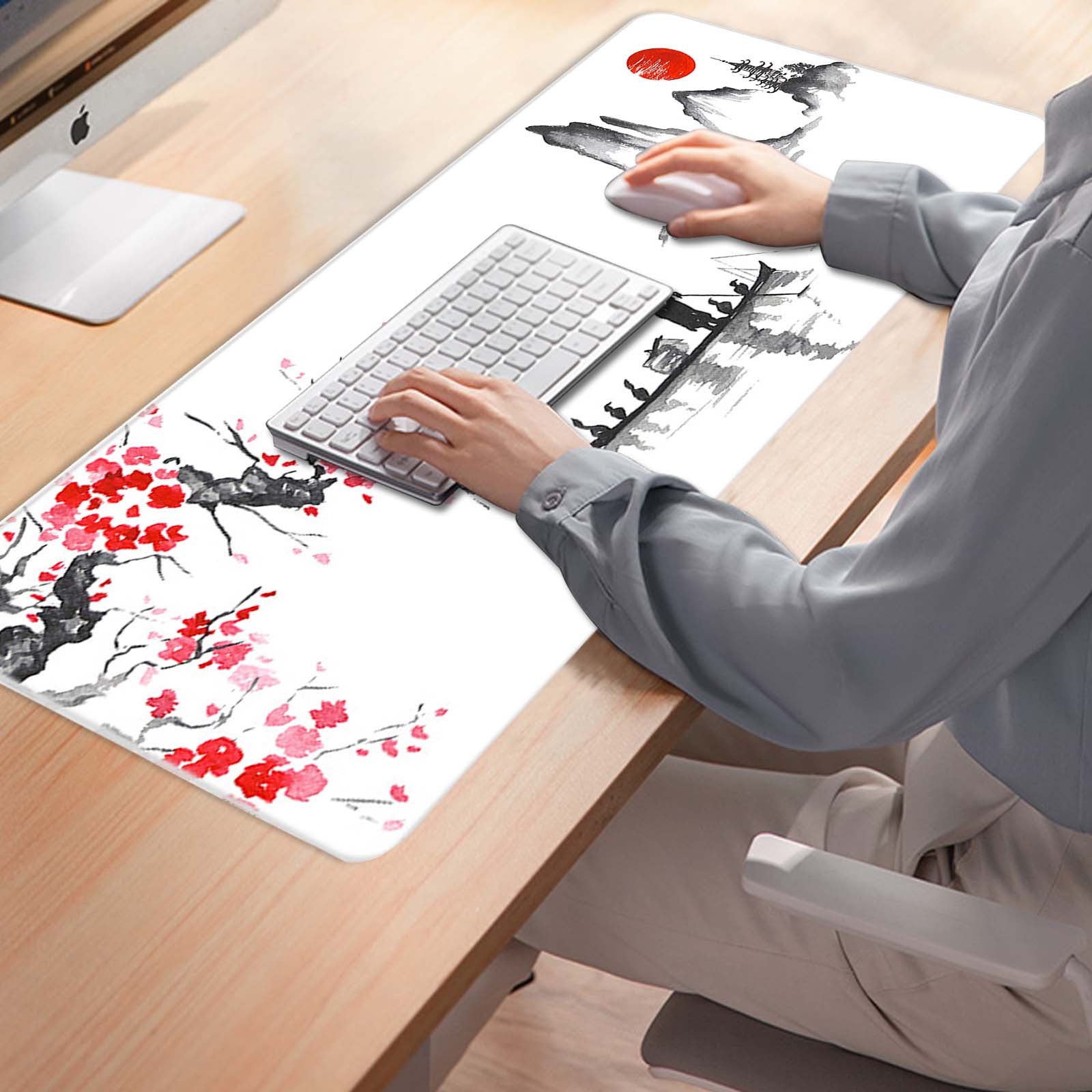 Non Slip Printed Mouse Pad Thickened Office Game Mouse Pad