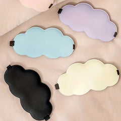 Soft Cloud Shaped Eye Mask Blackout 3D Contoured Blindfold Adjustable Strap