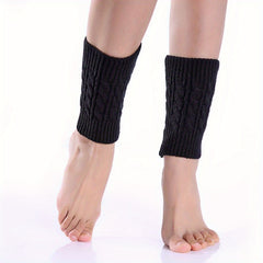 Knitted Leg Warmers Warm & Comfy Short Socks Stockings