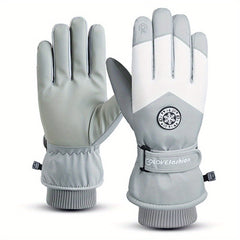 Winter Ski Cycling Gloves Men Women Warm Windproof Waterproof Touch Screen Glove